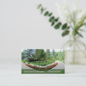 Englischer Garten-Rasen u. Visitenkarte (Stehend Vorderseite)