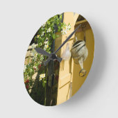 Englischer Garten Runde Wanduhr (Winkel)