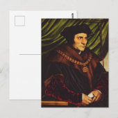 Englischer Heiliger Thomas More Postkarte (Vorne/Hinten)