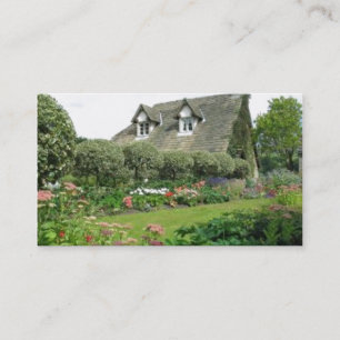 Englischer Hütten-Garten Visitenkarte