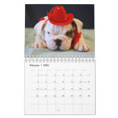 Englischer Kalender der Bulldoggen-Welpen-2018 (Feb 2026)