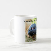 Englischer lächelnder Mastiffhund - Schale Kaffeetasse (Vorderseite Links)