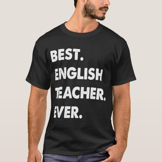 Englischer Lehrer Beruf Bester Englischlehrer Ev T-Shirt (Vorderseite)