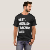 Englischer Lehrer Beruf Bester Englischlehrer Ev T-Shirt (Vorne ganz)