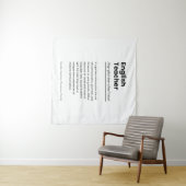 Englischer Lehrer Definition Druckwertschätzung Ge Wandteppich (Beispiel (Horizontal))