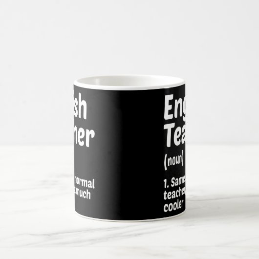 Englischer Lehrer Definition Lehrer Schule Lehrer Kaffeetasse (Mittel)