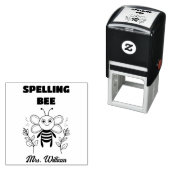 Englischer Lehrer - Förderung der Bienenklassifizi Permastempel (Beispiel)