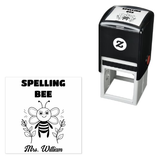 Englischer Lehrer - Förderung der Bienenklassifizi Permastempel (Beispiel)