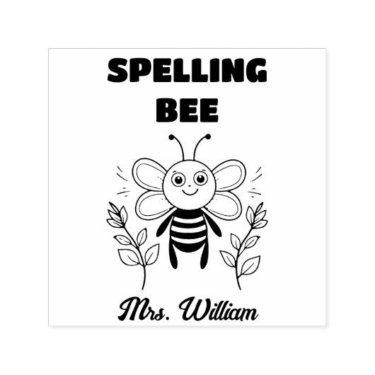 Englischer Lehrer - Förderung der Bienenklassifizi Permastempel (Design)