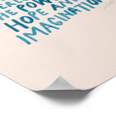 Englischer Lehrer Unterrichtsgeschenk Kreatives Sc Poster (Ecke)