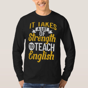 Englischer Lehrer Zitate Englisch Grammar Schachbr T-Shirt