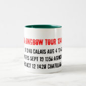 Englischer Longbow-Ausflug 1340 - 1453, Sluys am Zweifarbige Tasse (Mittel)