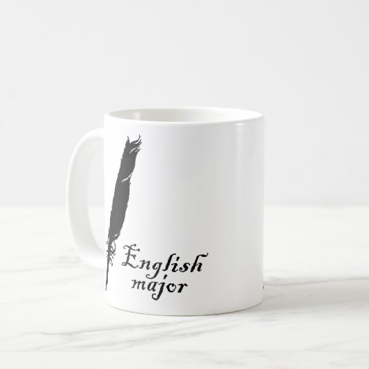 Englischer Major und Spule Kaffeetasse (Vorderseite Links)