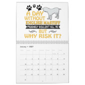Englischer Mastiff-Kalender 2019 2020 Kalender (Jan 2027)