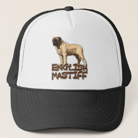 Englischer Mastiff Truckerkappe (Vorderseite)