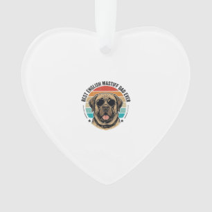Englischer Mastiff-Vater Vintage-Sonnenuntergang-H Ornament
