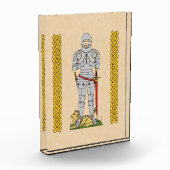 Englischer Mittelalter Ritter Circa 1430 Fotoblock (Links)