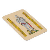 Englischer Mittelalter Ritter Circa 1430 Magnet (Rechte Seite)