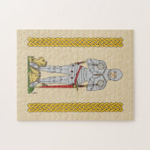 Englischer Mittelalter Ritter Circa 1430 Puzzle (Horizontal)