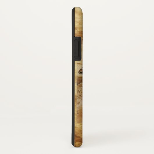 ENGLISCHER PFERD IM STABILEN BROWPARKIERMONOGRAM Case-Mate iPhone HÜLLE (Hinten/Rechts)