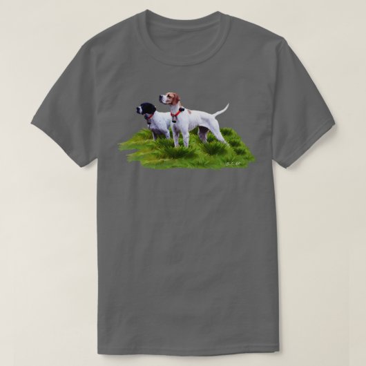 Englischer Pointer 2 T-Shirt (Design vorne)