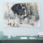 Englischer Pointer  Banner (Messe)