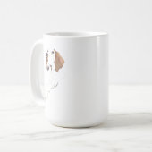 Englischer Pointer Becher – Hundemama Kaffeetasse (Vorderseite Links)