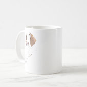 Englischer Pointer Becher – Hundemama Kaffeetasse (Vorderseite Links)