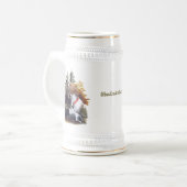 Englischer Pointer Bierglas (Vorderseite Links)