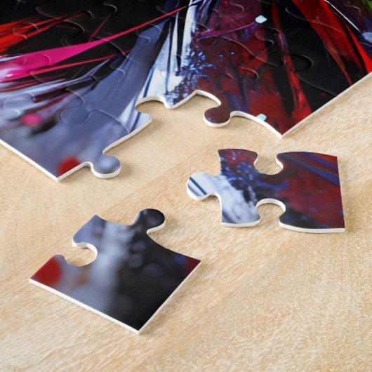 Englischer Pointer Dog Akrylprint | Bunt Puzzle (Seite)