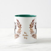 Englischer Pointer Dog Herbstkranz Tasse (Zentrum)