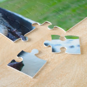 Englischer Pointer Dog. Puzzle (Seite)