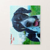Englischer Pointer Dog. Puzzle (Vertikal)