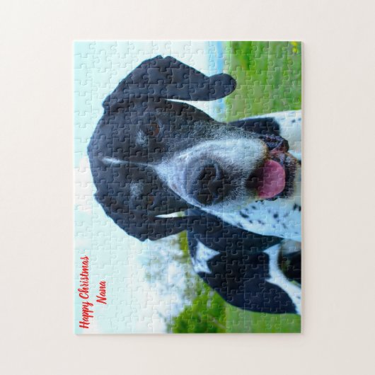 Englischer Pointer Dog. Puzzle (Vertikal)