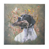 Englischer Pointer Fliese (Vorderseite)