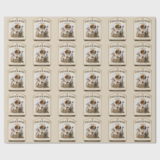 Englischer Pointer Geschenkpapier (Flach)