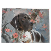 Englischer Pointer Große Geschenktüte (Rückseite)