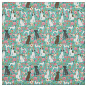 Englischer Pointer Hund Florenz Stoff (Muster)