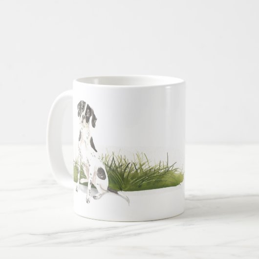 Englischer Pointer Hund Kaffeetasse (Vorderseite Links)