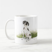 Englischer Pointer Hund Kaffeetasse (Links)