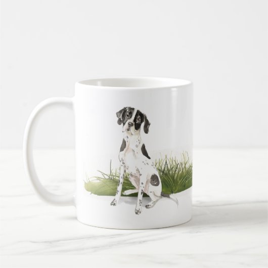 Englischer Pointer Hund Kaffeetasse (Links)