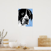 Englischer Pointer-Hund Poster (Küche)