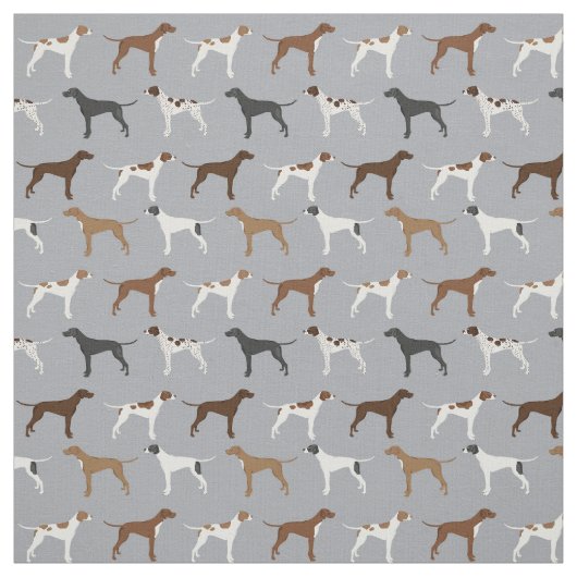 Englischer Pointer Hund Stoff (Muster)