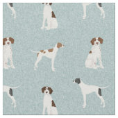 Englischer Pointer Hund Stoff (Nahaufnahme)