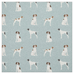 Englischer Pointer Hund Stoff