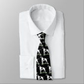 Englischer Pointer Necktie Krawatte (Gebunden)