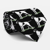 Englischer Pointer Necktie Krawatte (Gerollt)