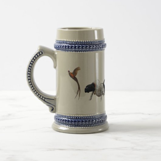 Englischer Pointer Point Bierglas (Links)