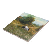 Englischer Pointer Point Fliese (Seite)