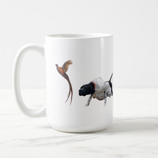 Englischer Pointer Point Kaffeetasse (Links)